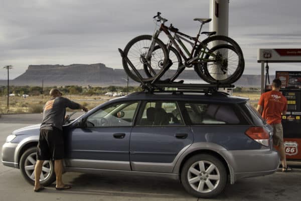 fitted roof car bike rack